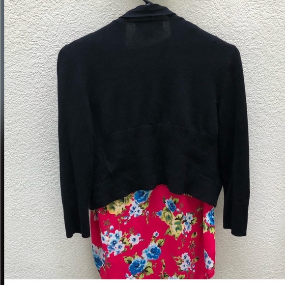 Michael Michael Kors | open front cropped black cardigan - Picture 7 of 10